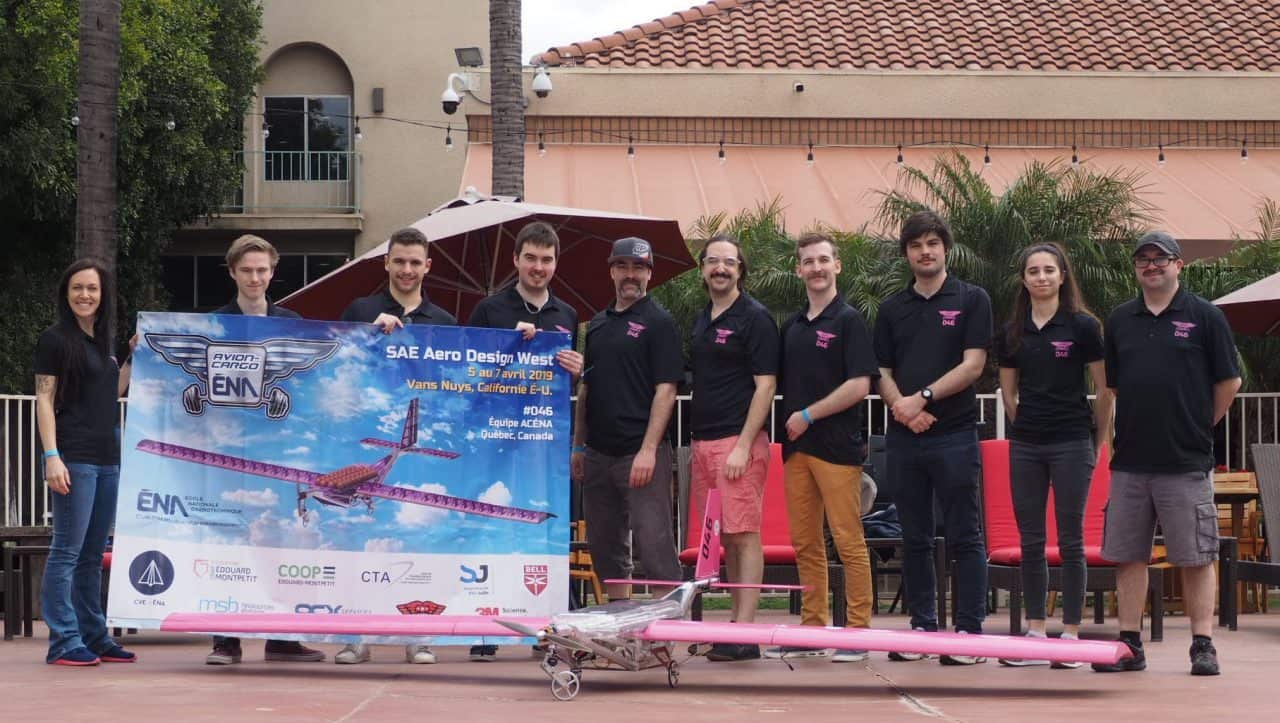 L’équipe Avion-Cargo de l’ÉNA décolle en Californie