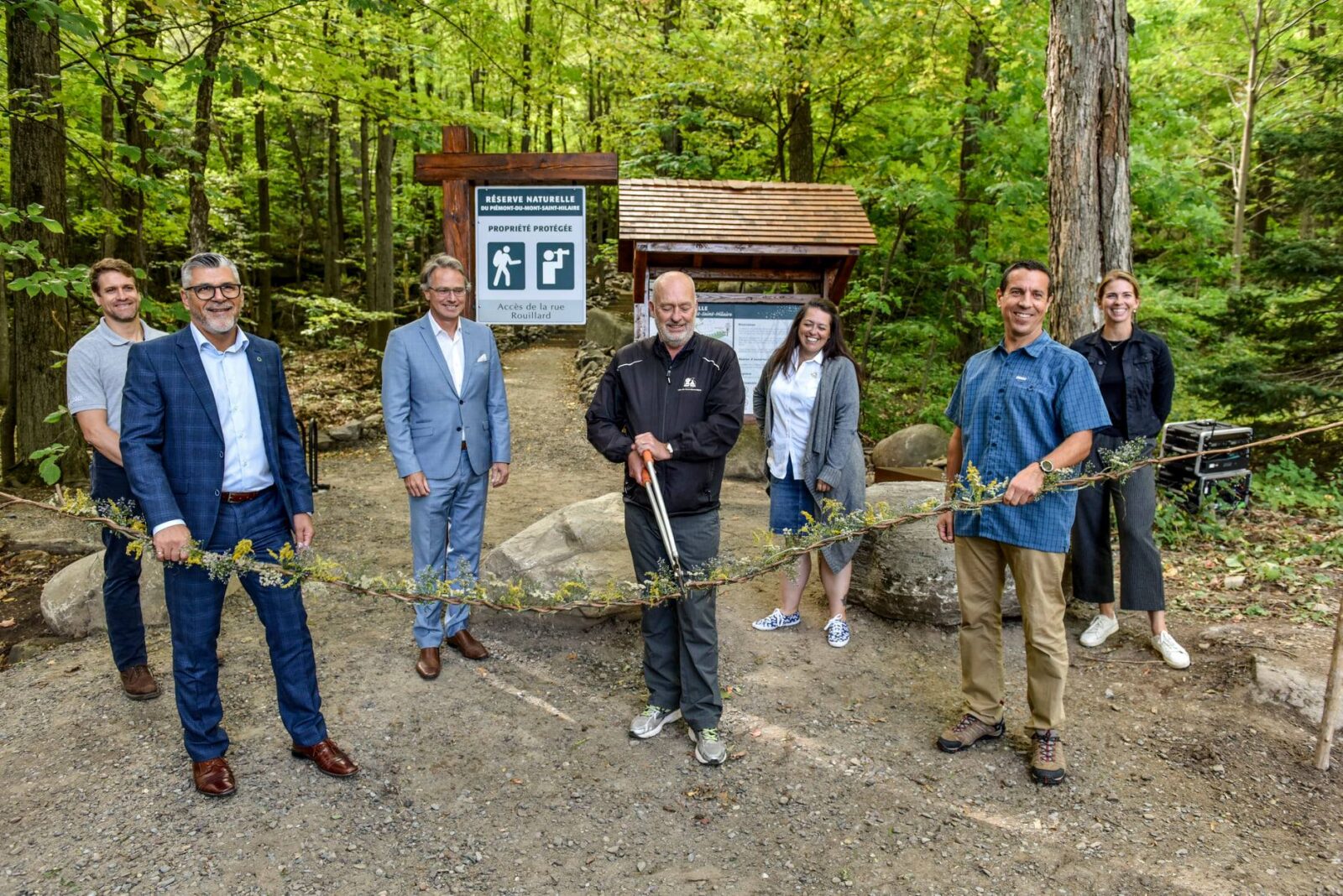 Le nouveau sentier du Piémont ouvert à Mont-Saint-Hilaire