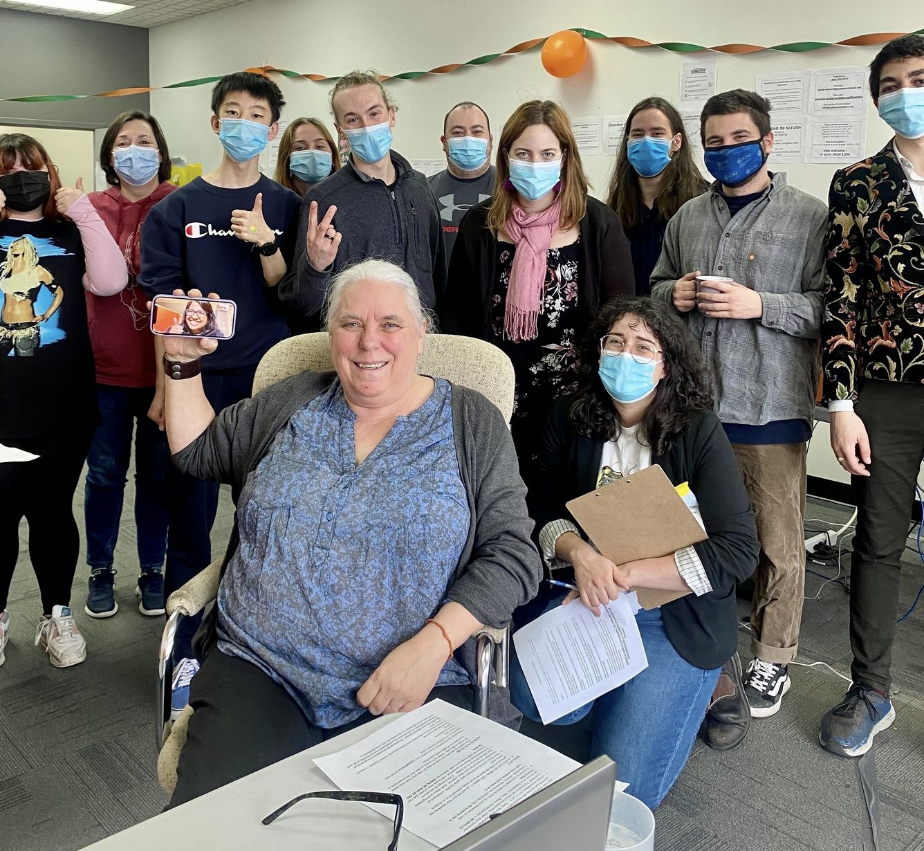 La candidate solidaire dans Marie-Victorin est positive à la COVID