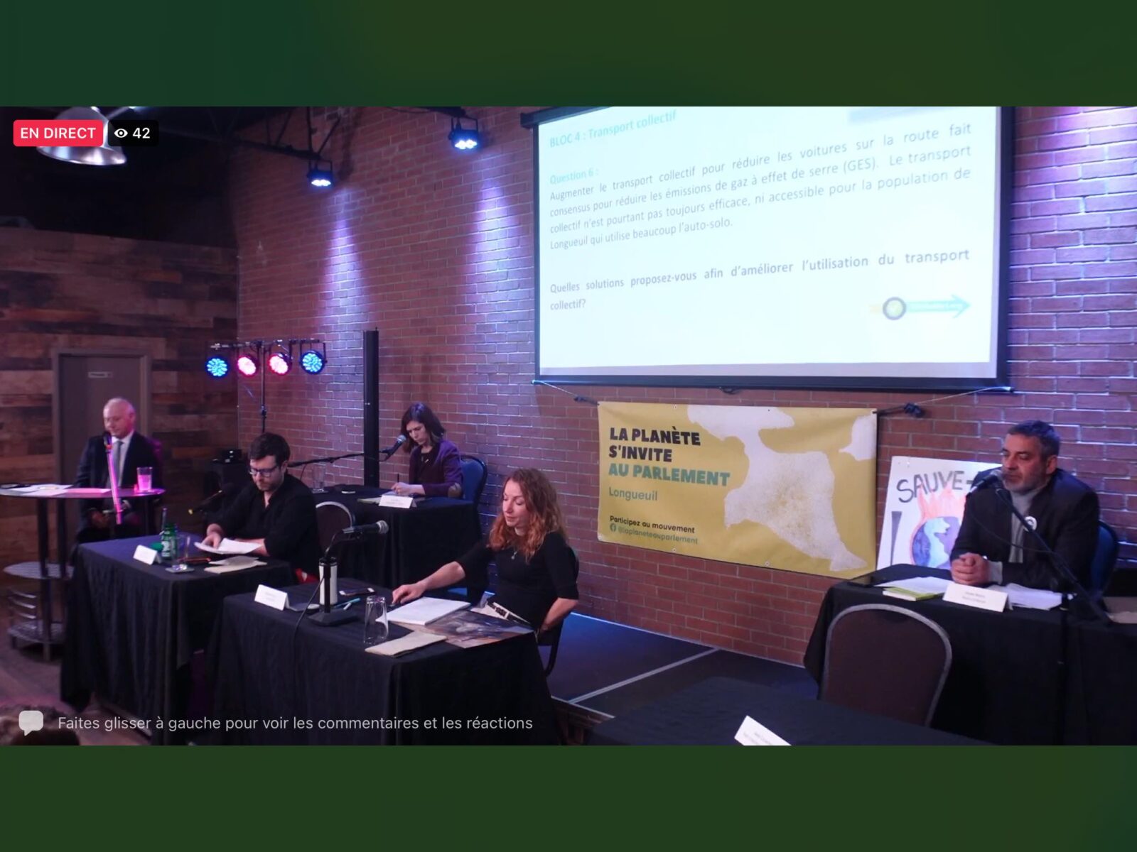 Débat électoral sur l’environnement dans Marie-Victorin, les candidats ont des solutions