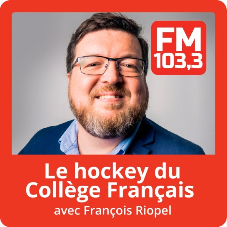 Le hockey du Collège Français avec François Riopel au FM 103,3
