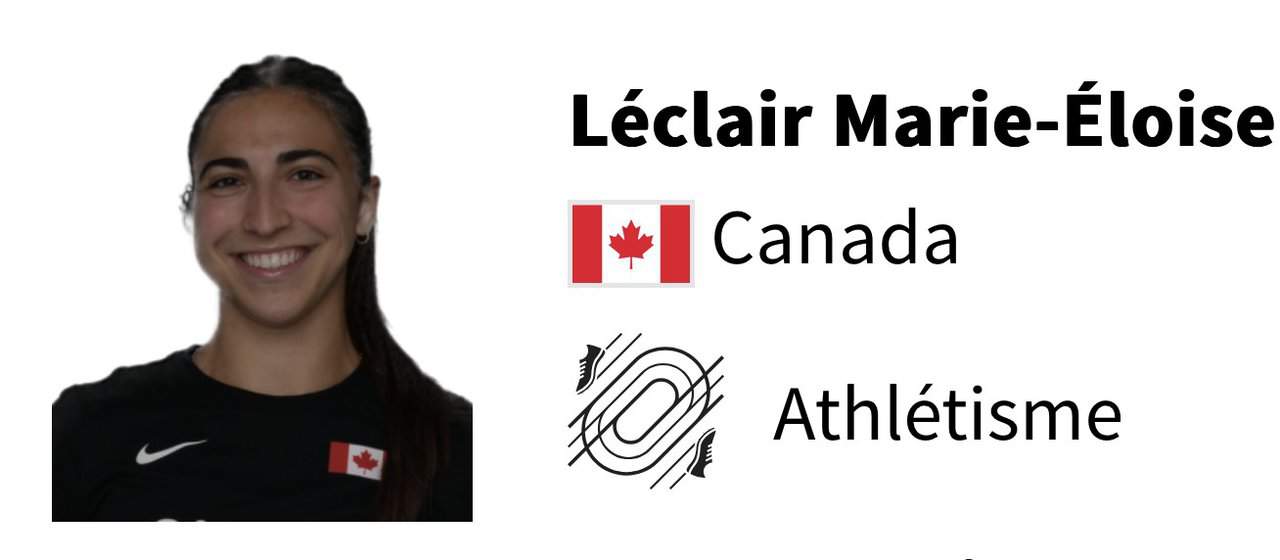 Marie-Éloïse Leclair s’en va en finale du 4 X 100m à Paris