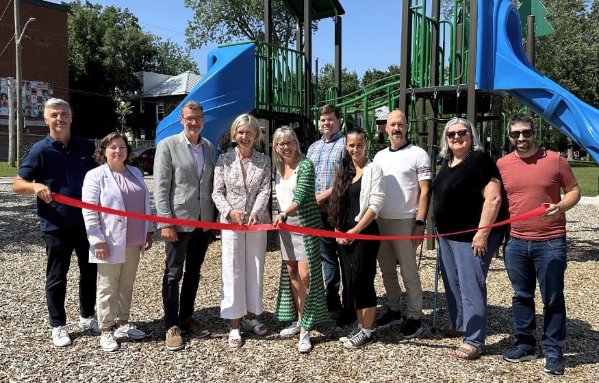 Inauguration du parc Logan à Saint-Lambert