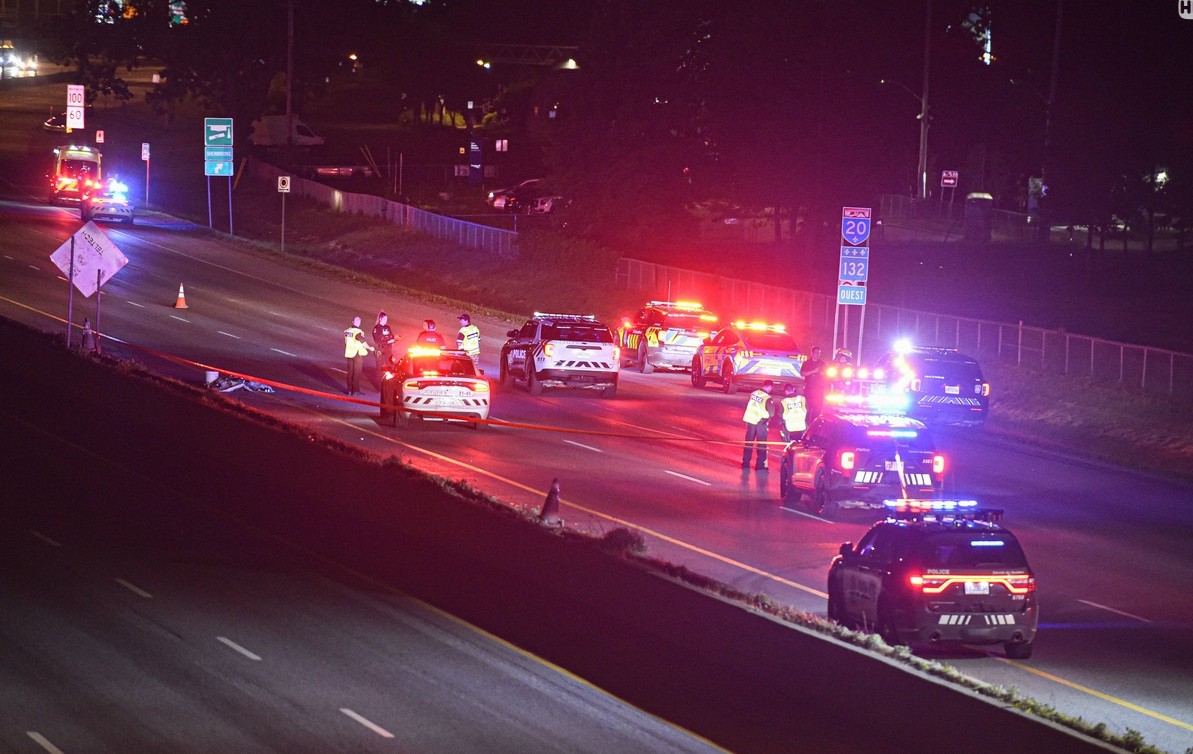 Piéton mortellement happé sur la route 132 à Longueuil