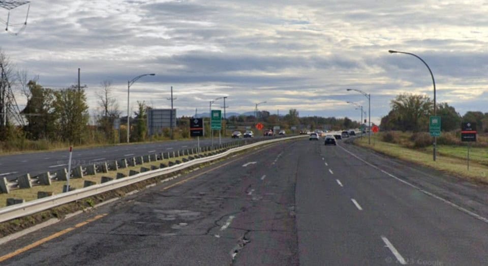 La 116 classée « pire route » de la Montérégie