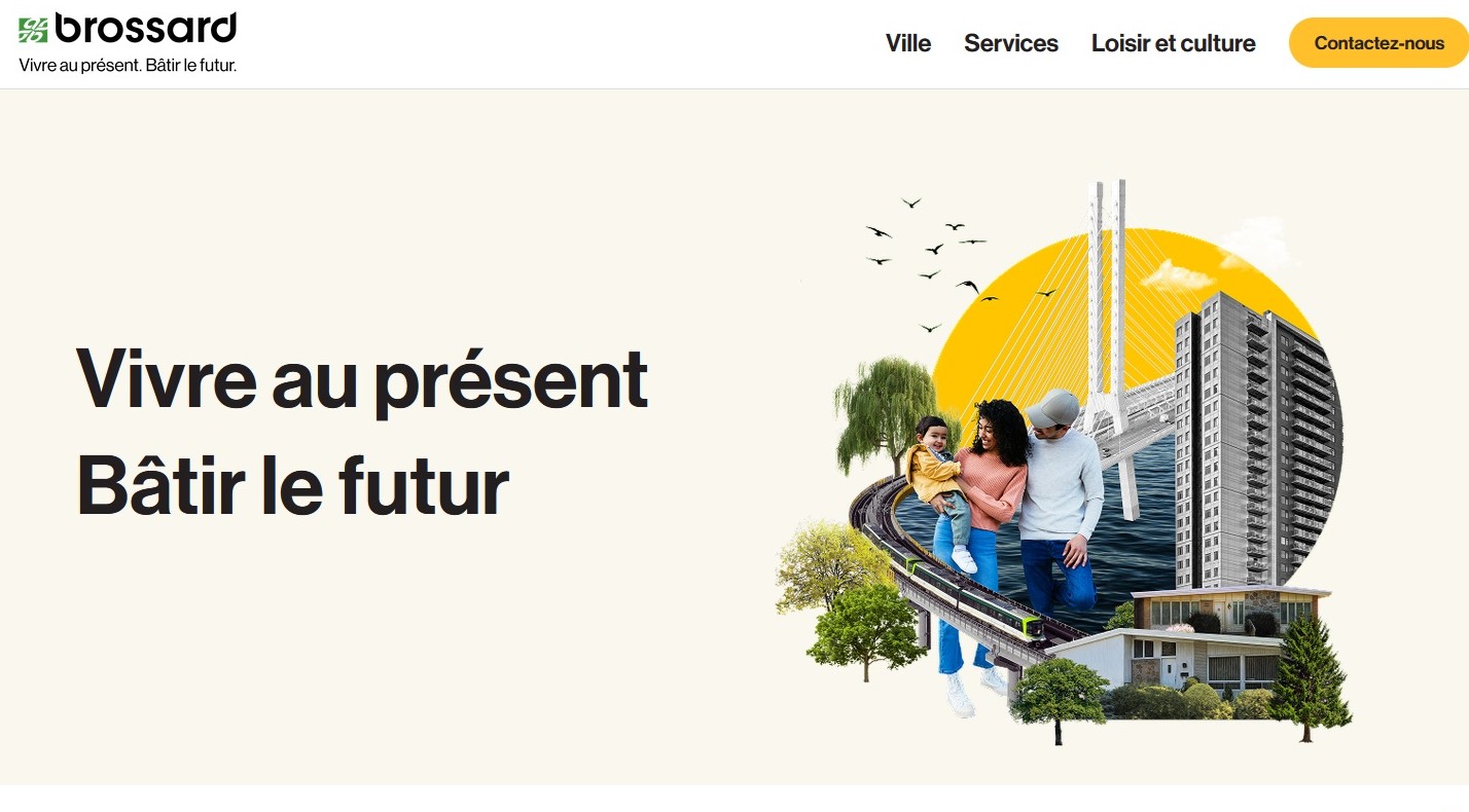 Nouveau site web pour la Ville de Brossard
