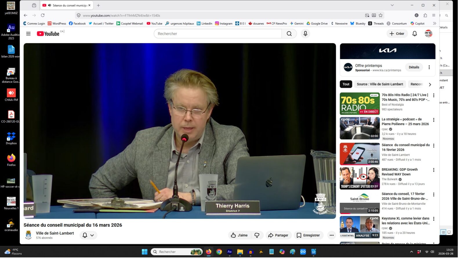 Saint-Lambert,refaire,partie,chemin,Tiffin,ville,important,chantier,rues,routier,montant,financer,autoriser,majeur,remboursement,somme,moins,service,eau,potable,projet,piétons