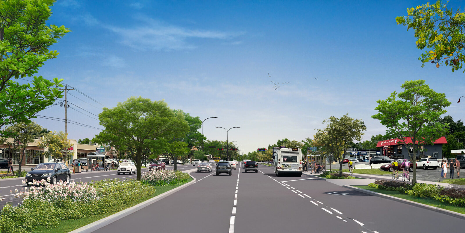 Longueuil,Brossard,travaux,réfection,Grande Allée,rues,phase,mderniser,circulation,situation,projet,éclairage,villes,ensemble,prévus,autobus,pistes,chaussée,secteur,entraves