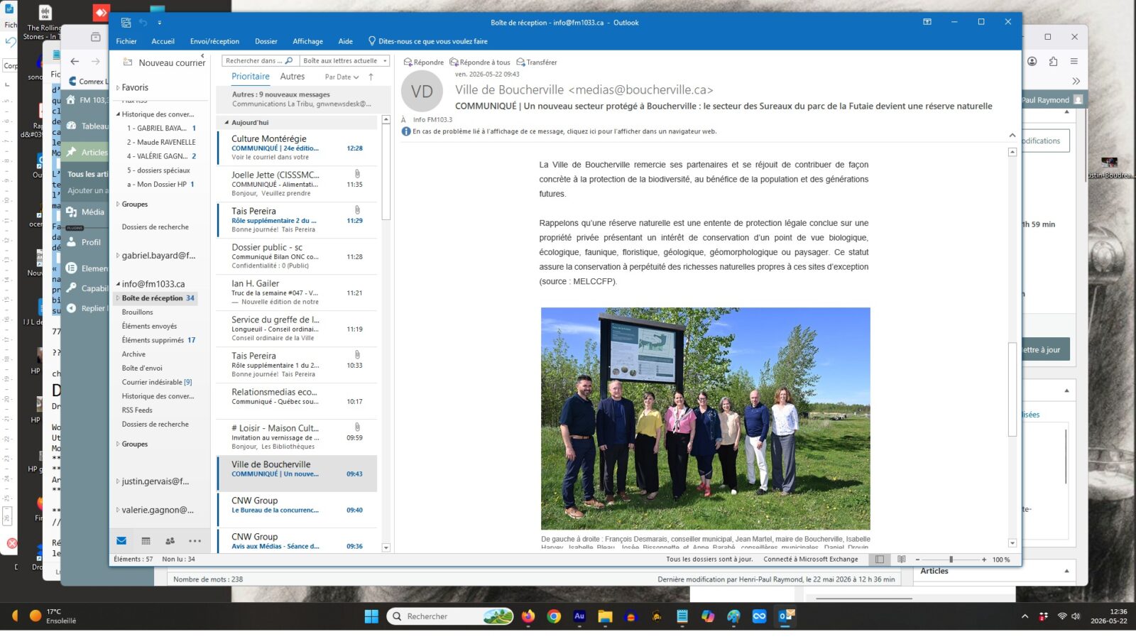 Boucherville,terme,boisé,ville,protection,espace,hectares,dollars,climatique,gouvernement,hausse,espèce,terrain,base,corridor,action,nature
