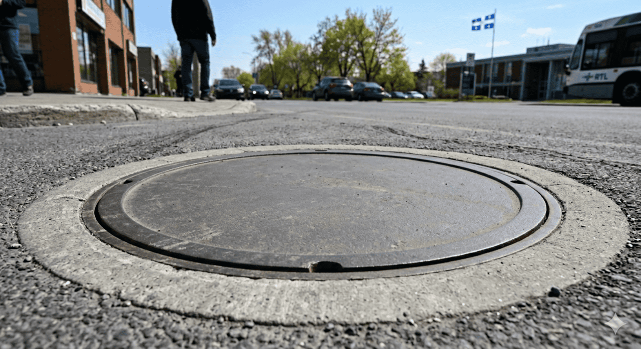 travaux,égout,collecteur,Saint-Bruno,élus,entreprise,sanitaire,ville,développement,débordements,municipalité,station,projet,partager,réseau,contrat