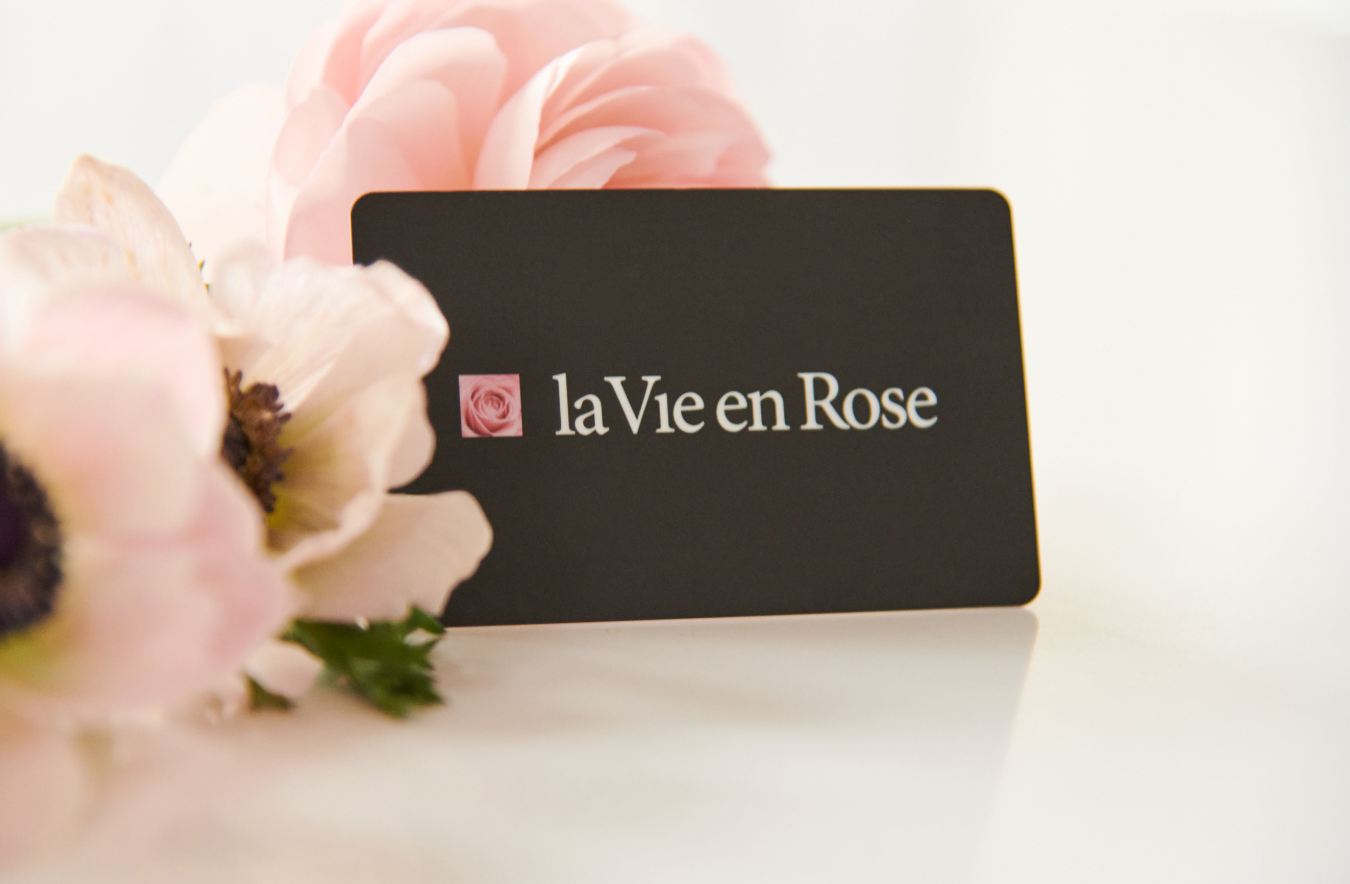 La Vie en Rose – Carte-cadeau de 250 $
