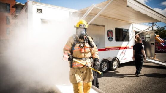Article: Les pompiers célébrés sur la Rive-Sud