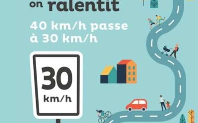 Diminution de la limite de vitesse pour l’ensemble des rues à Candiac