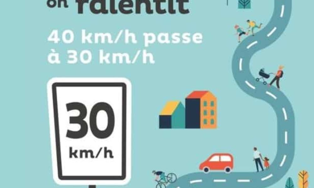 Diminution de la limite de vitesse pour l’ensemble des rues à Candiac