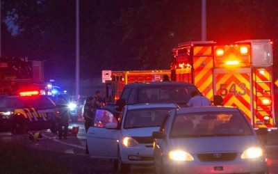 Un motocycliste gravement blessé jeudi soir à Saint-Hubert