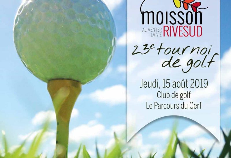 C'est la 23e édition du tournoi de golf au profit de Moisson Rive-Sud