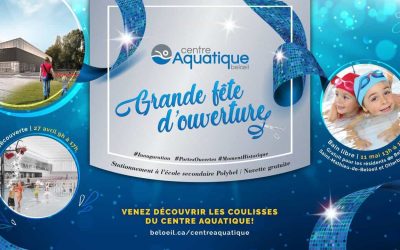 Beloeil inaugura son nouveau centre aquatique le 27 avril prochain