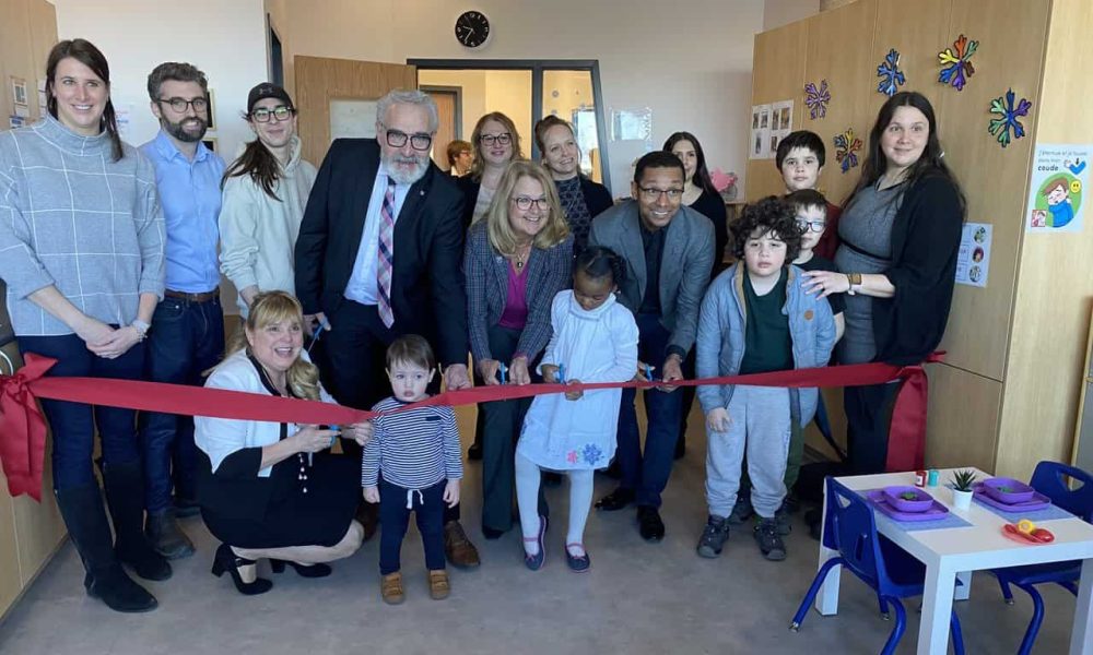 Inauguration du Centre de la petite enfance Les Amisculteurs