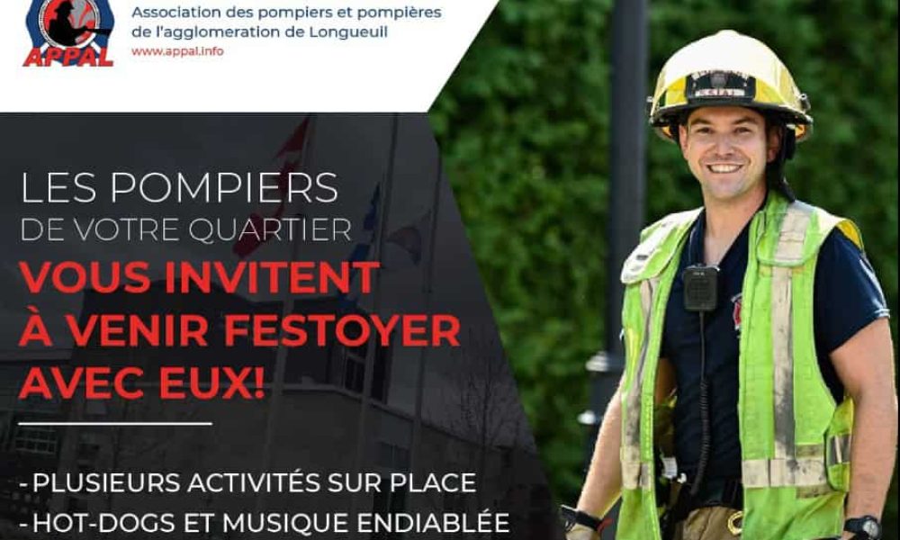 Photo: Association des pompiers et pompières de l'agglomération Longueuil