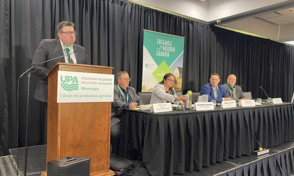 Les enjeux de l’agriculture abordés lors de l’assemblée générale annuelle de l’UPA de la Montérégie