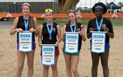 L'équipe de la catégorie Benjamin féminin de la division 3 - RSEQ