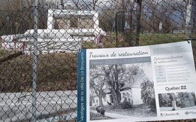 Les vestiges de la Villa De La Broquerie sont situés dans le quartier patrimonial de Boucherville. Photo : Katina Diep