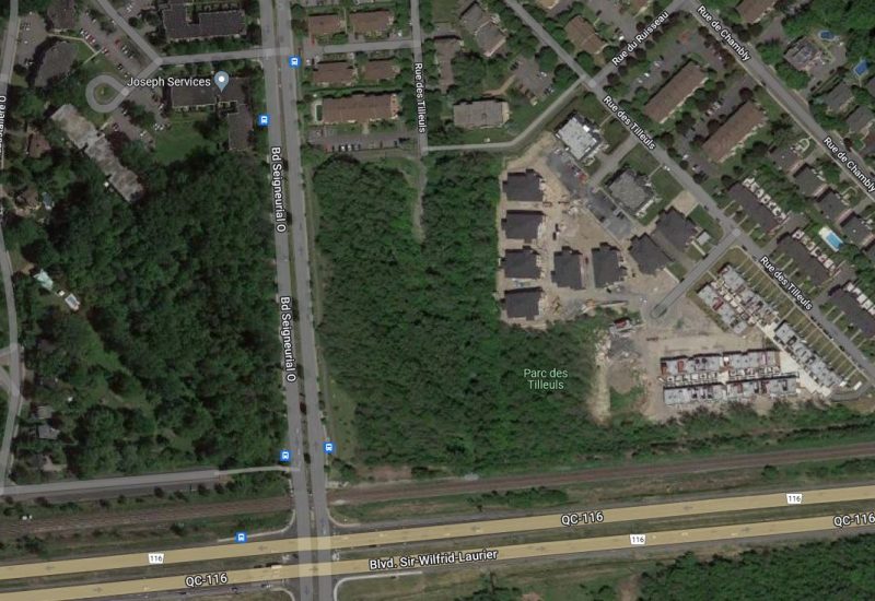 SaintBrunodeMontarville met la main sur le boisé des Tilleuls