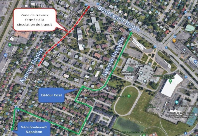 Des Brossardois critiquent la planification de travaux routiers à