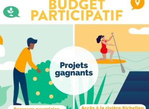 Accès à la rivière Richelieu et Parcours nourricier sont les deux projets gagnants du premier budget participatif de la ville de Mont-Saint-Hilaire. Photo: Courtoisie