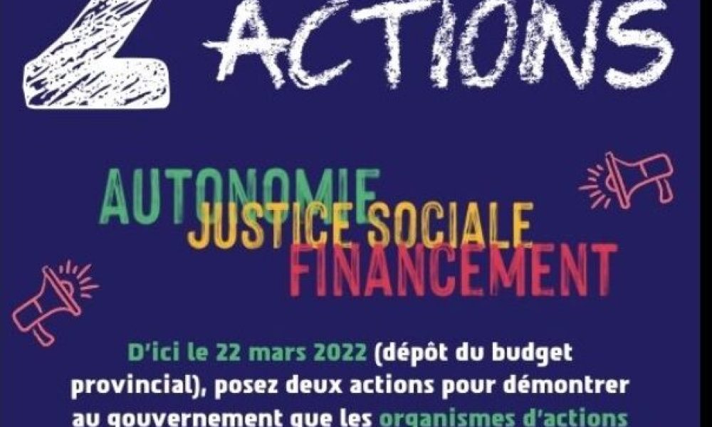 Les organismes communautaires talonnent Québec pour du financement