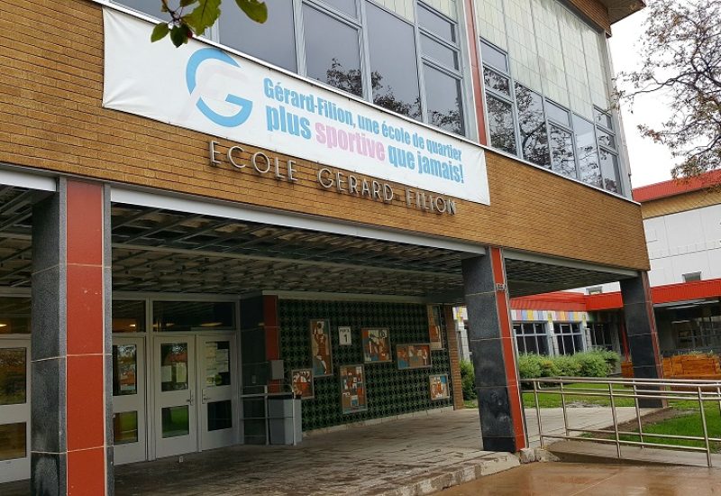 Façade de l'école Gérard-Filion à Longueuil