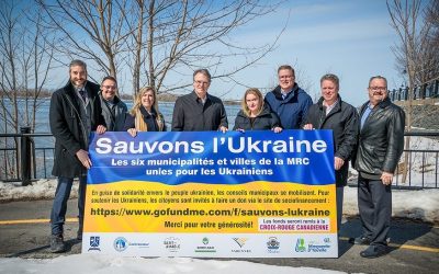 Le lancement de la campagne « Sauvons l'Ukraine » a eu lieu en mars dernier. Photo: Archives