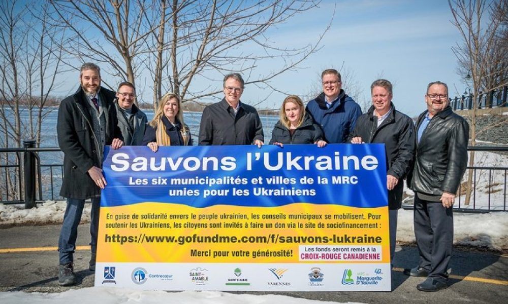 Le lancement de la campagne « Sauvons l'Ukraine » a eu lieu en mars dernier. Photo: Archives