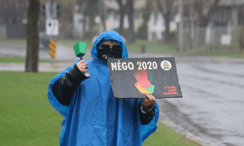 manifestation infirmière Hôpital Pierre-Boucher