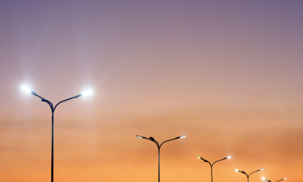 éclairage de rue