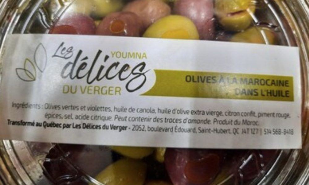 fm1033,rappel,personnes,allergiques,sulfite,produits,délices,verger,MAPAQ,huile,citron,ministère