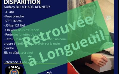 Crédit : Service de Police de L'agglomération de Longueuil