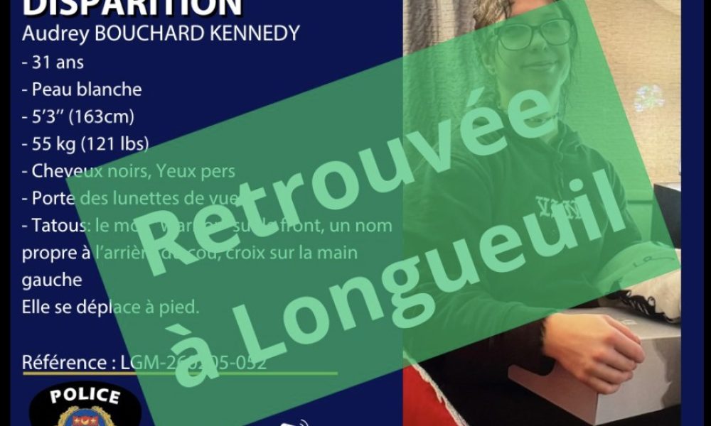 Crédit : Service de Police de L'agglomération de Longueuil