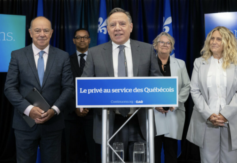 Coalition Avenir Québec propose un Plan santé avec le privé