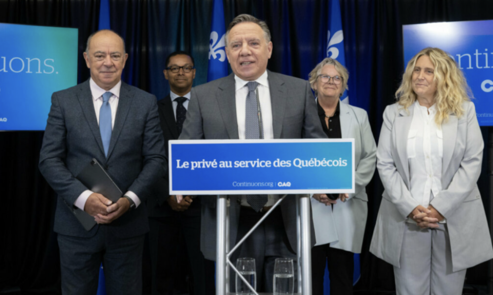 Coalition Avenir Québec propose un Plan santé avec le privé