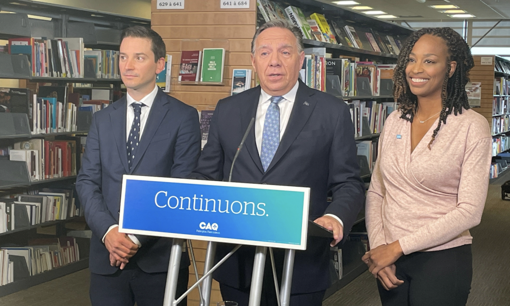François Legault annonce vouloir créer 20 chaires de recherches  