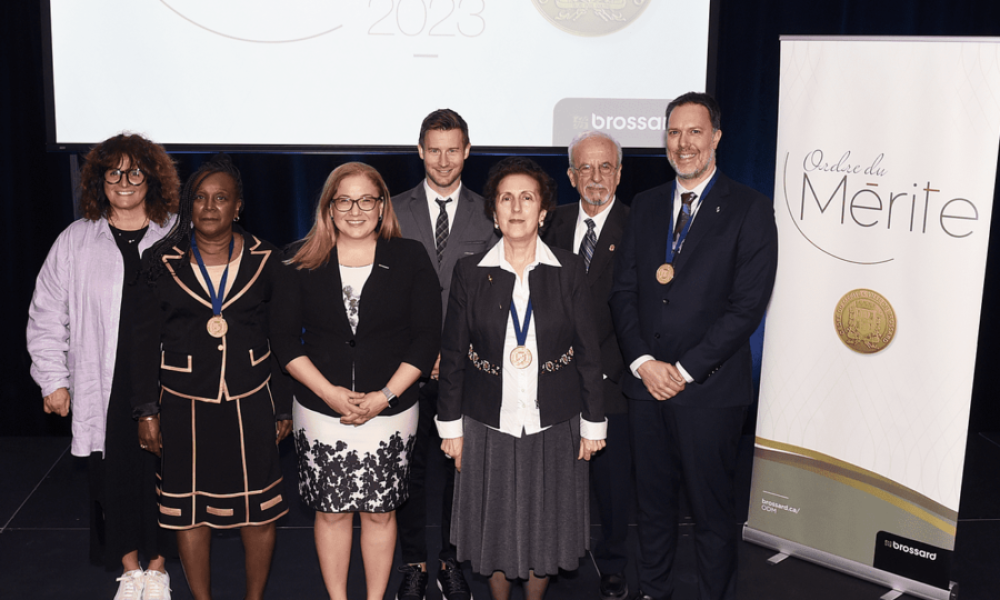 Trois citoyens reçoivent Ordre du mérite de Brossard 2023