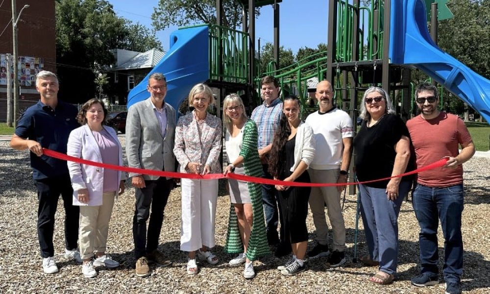 Inauguration du parc Logan à Saint-Lambert