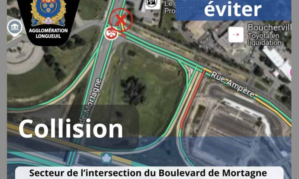Un homme décède à la suite d’un accident de la route à Boucherville