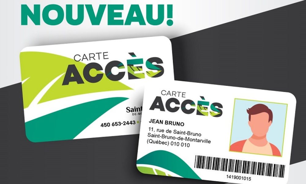 Une seule carte pour tous les services de Saint-Bruno-de-Montarville