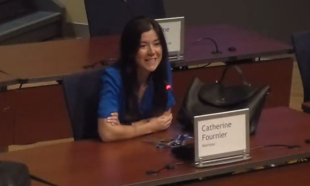 La mairesse de Longueuil, Catherine Fournier. Photo: Capture d'écran