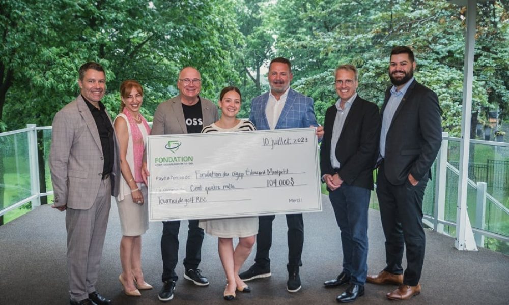 La Fondation dispose de 104 000 $ recueillis auprès de ses partenaires lors du dernier tournoi de golf RBC. Photo : Courtoisie 