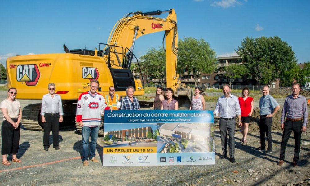 Début de chantier pour le Centre multifonctionnel de Varennes