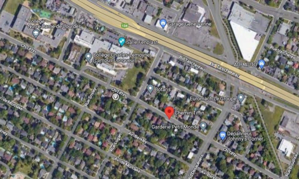 De nombreux parents craignent pour la sécurité de leurs enfants lors de leurs déplacements dans ce secteur peuplé d’écoles et de garderies. Photo: Google Maps