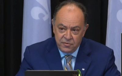 Le ministre québécois de la Santé et des Services sociaux, Christian Dubé (sur la photo), sera accompagné du directeur national de santé publique, Dr Luc Boileau. Photo: Archives